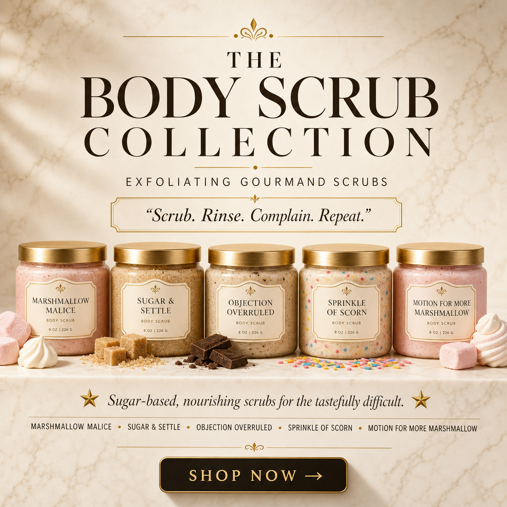 Dessert-inspired body scrub for soft, glowing skin