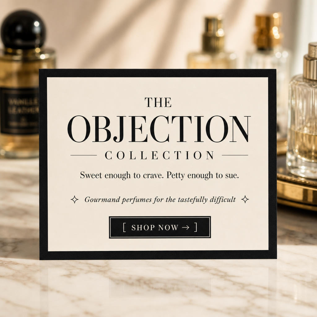 Luxury gourmand Eau de Parfum perfume bottles for women with dessert-inspired fragrances.